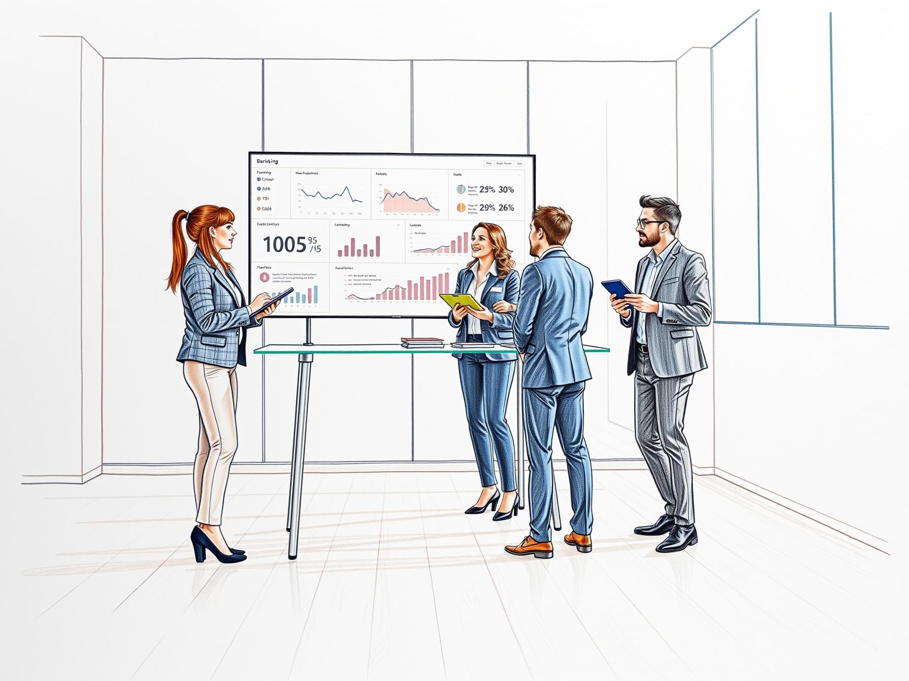 four-professionals-collaborating-around-digital-dashboard-in-modern-office-for-proactive-retention