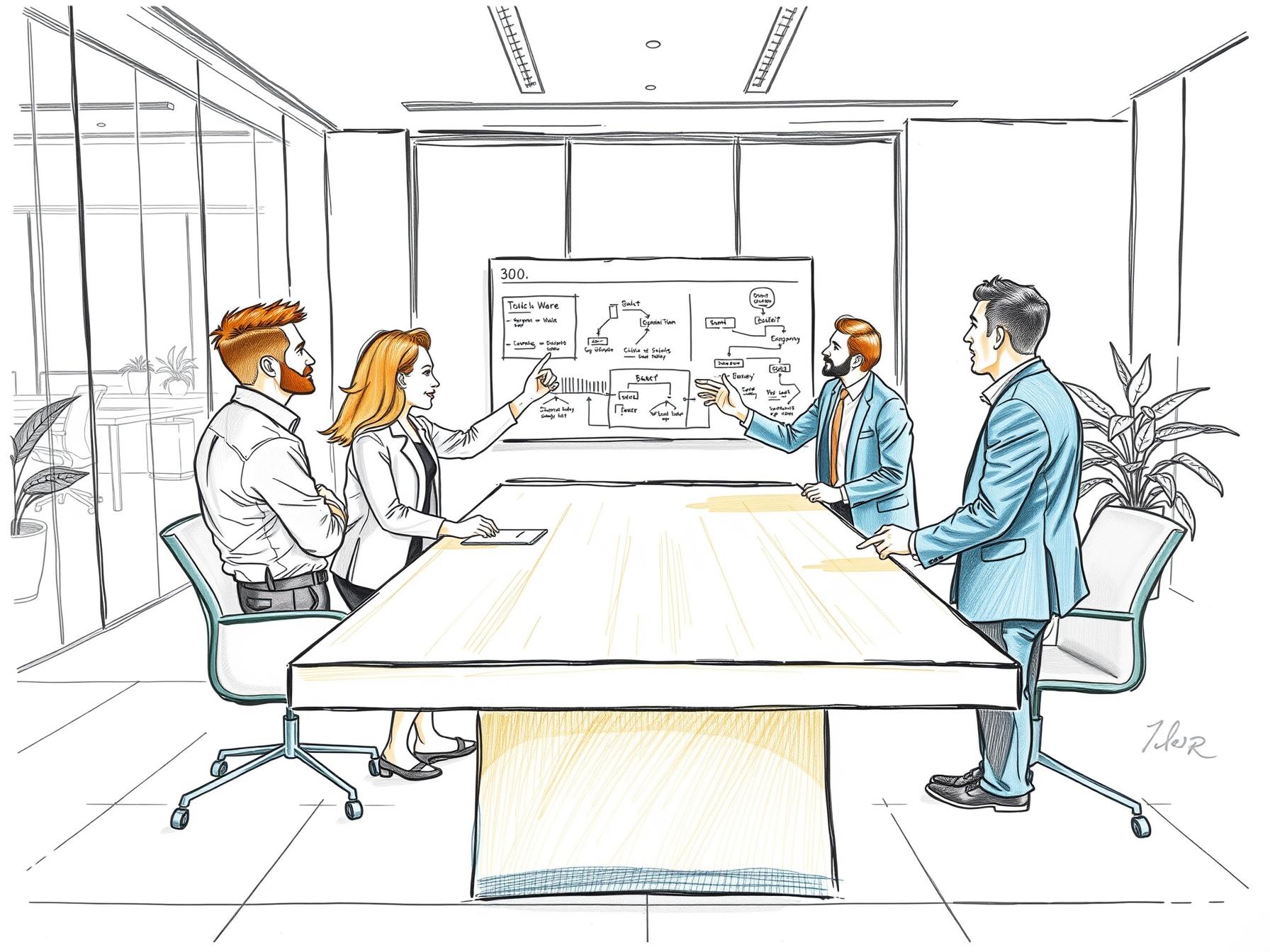 four-diverse-business-professionals-collaborating-on-customer-journey-mapping-in-modern-office-2