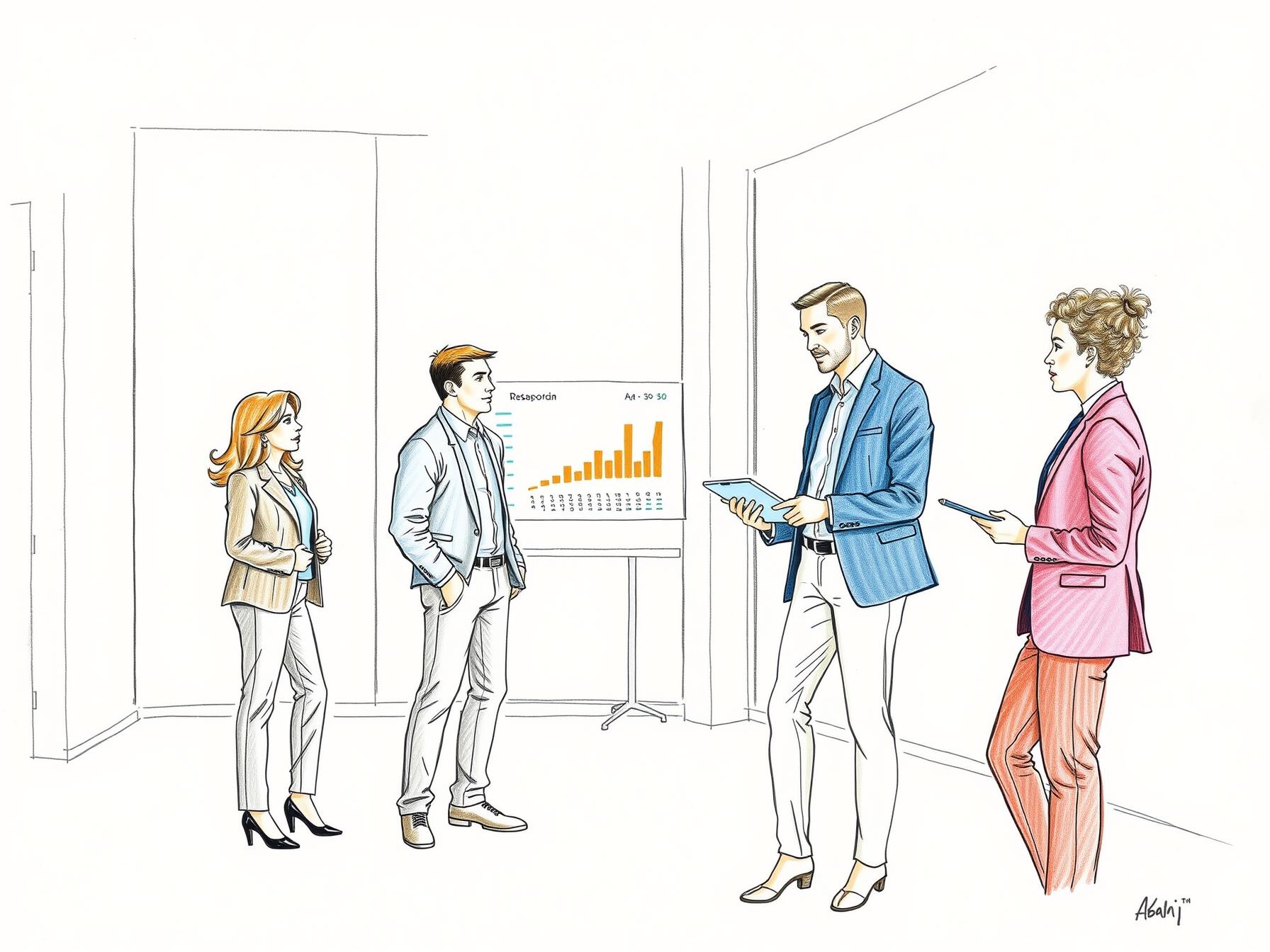 four-business-professionals-collaborating-with-digital-dashboard-and-tablet-in-modern-office