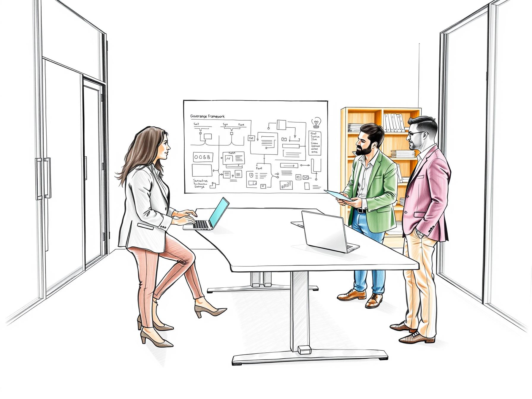 four-professionals-collaborating-on-governance-frameworks-in-a-modern-office-environment