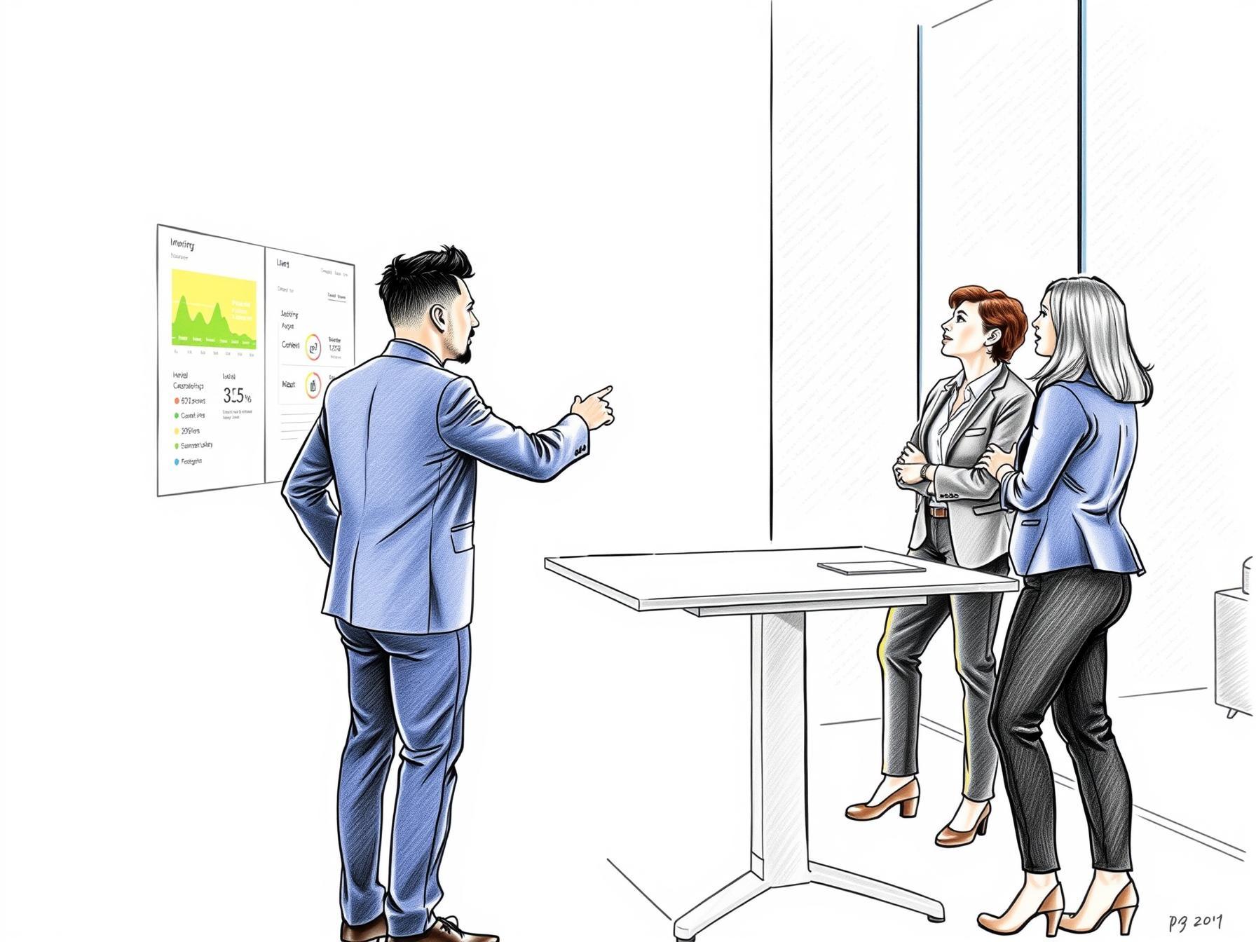 four-diverse-business-professionals-collaborating-around-a-digital-dashboard-in-a-modern-office-environment