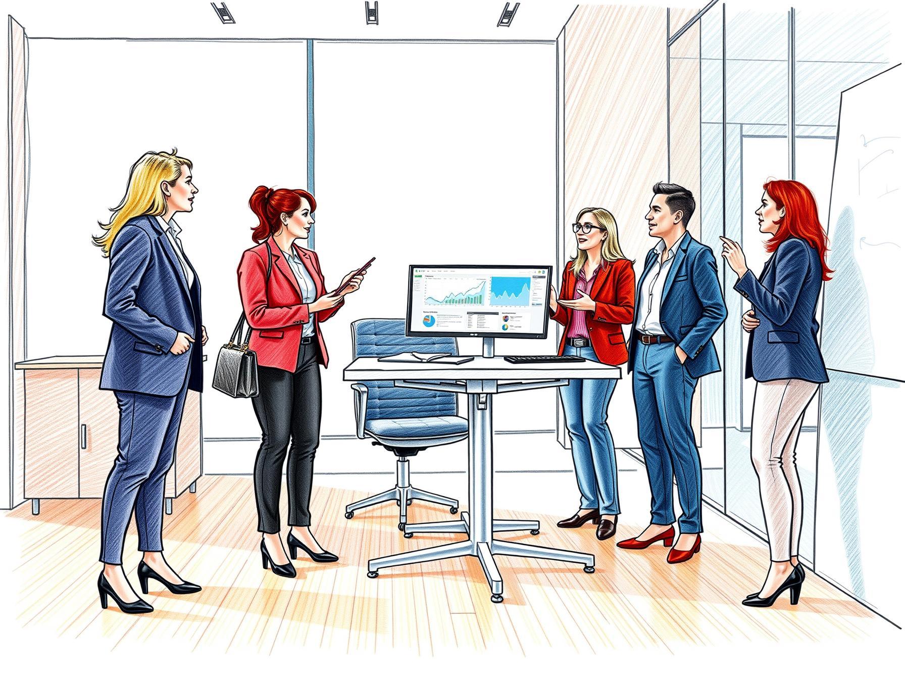 four-business-professionals-collaborating-around-digital-data-displays-in-a-modern-office-setting