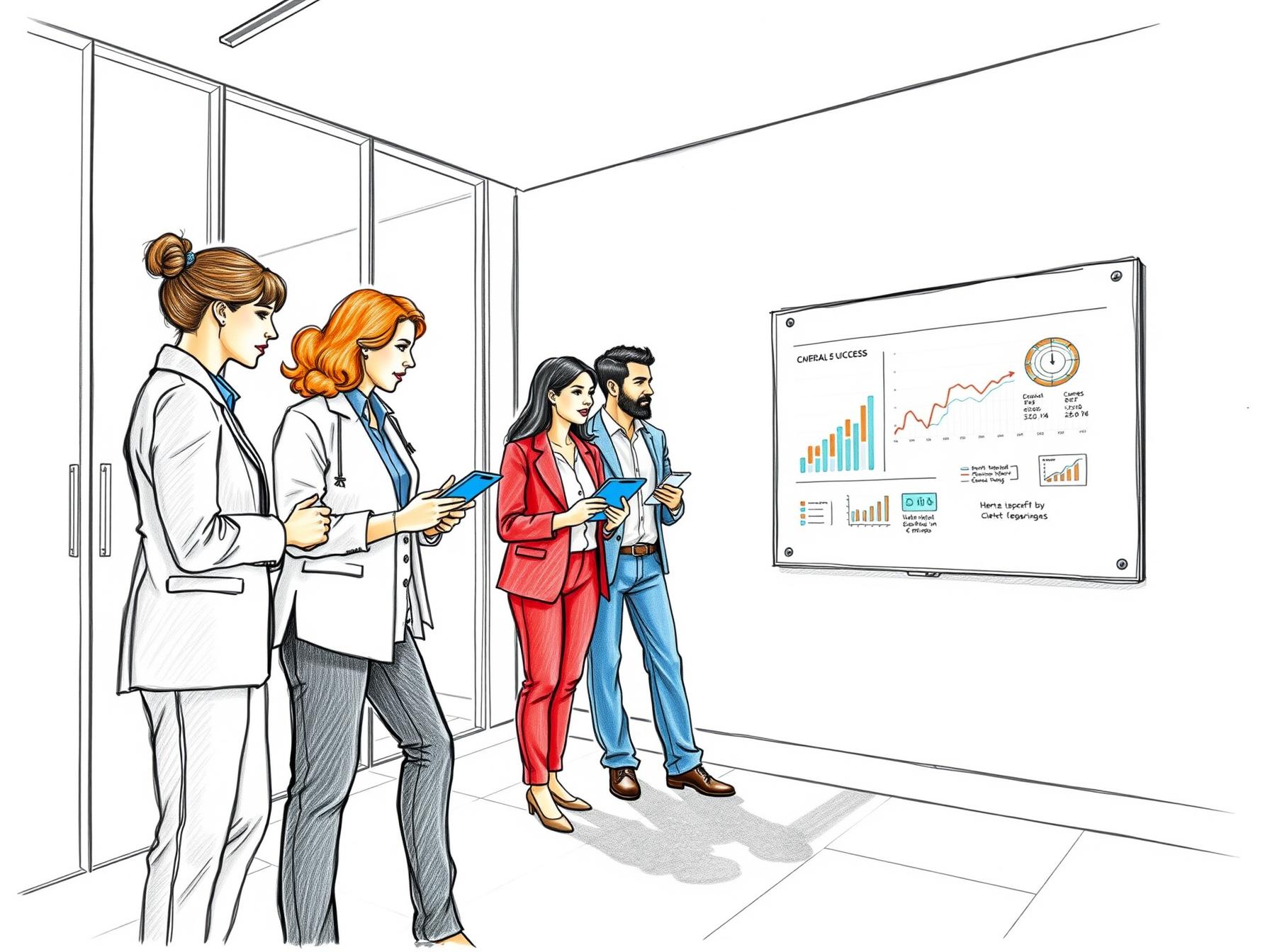 four-professionals-collaborating-with-digital-tools-in-modern-office-to-enhance-customer-success