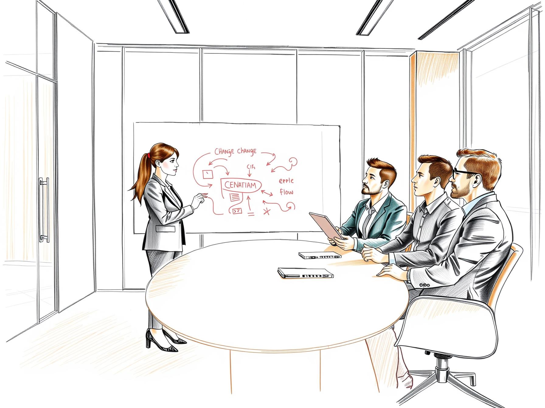 four-diverse-business-professionals-collaborating-around-a-conference-table-with-whiteboard-and-tablet-in-a-modern-office-setting