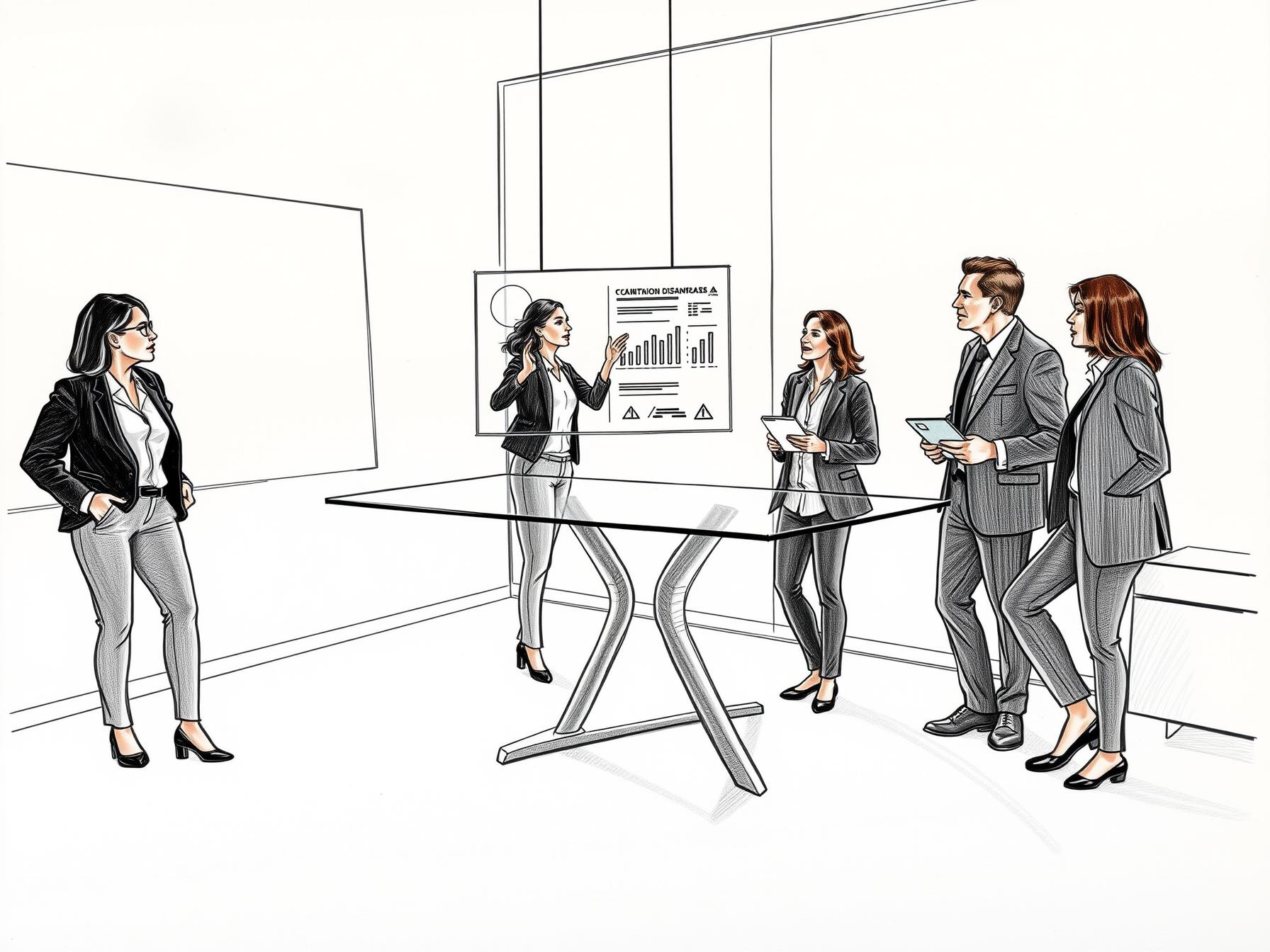 four-diverse-business-professionals-collaborating-around-digital-dashboards-in-a-bright-modern-office