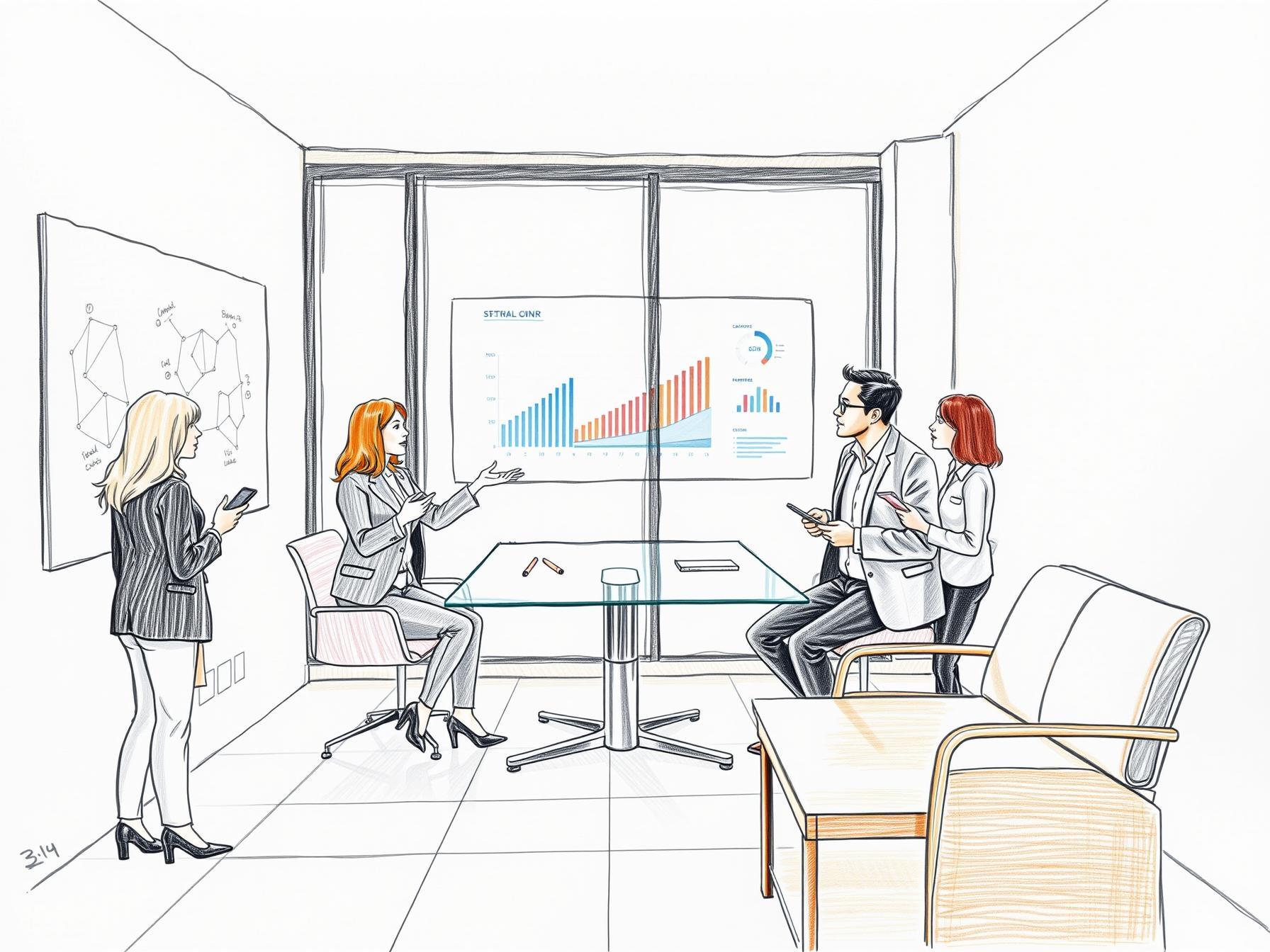 four-diverse-professionals-collaborating-around-a-glass-table-in-a-modern-office-setting