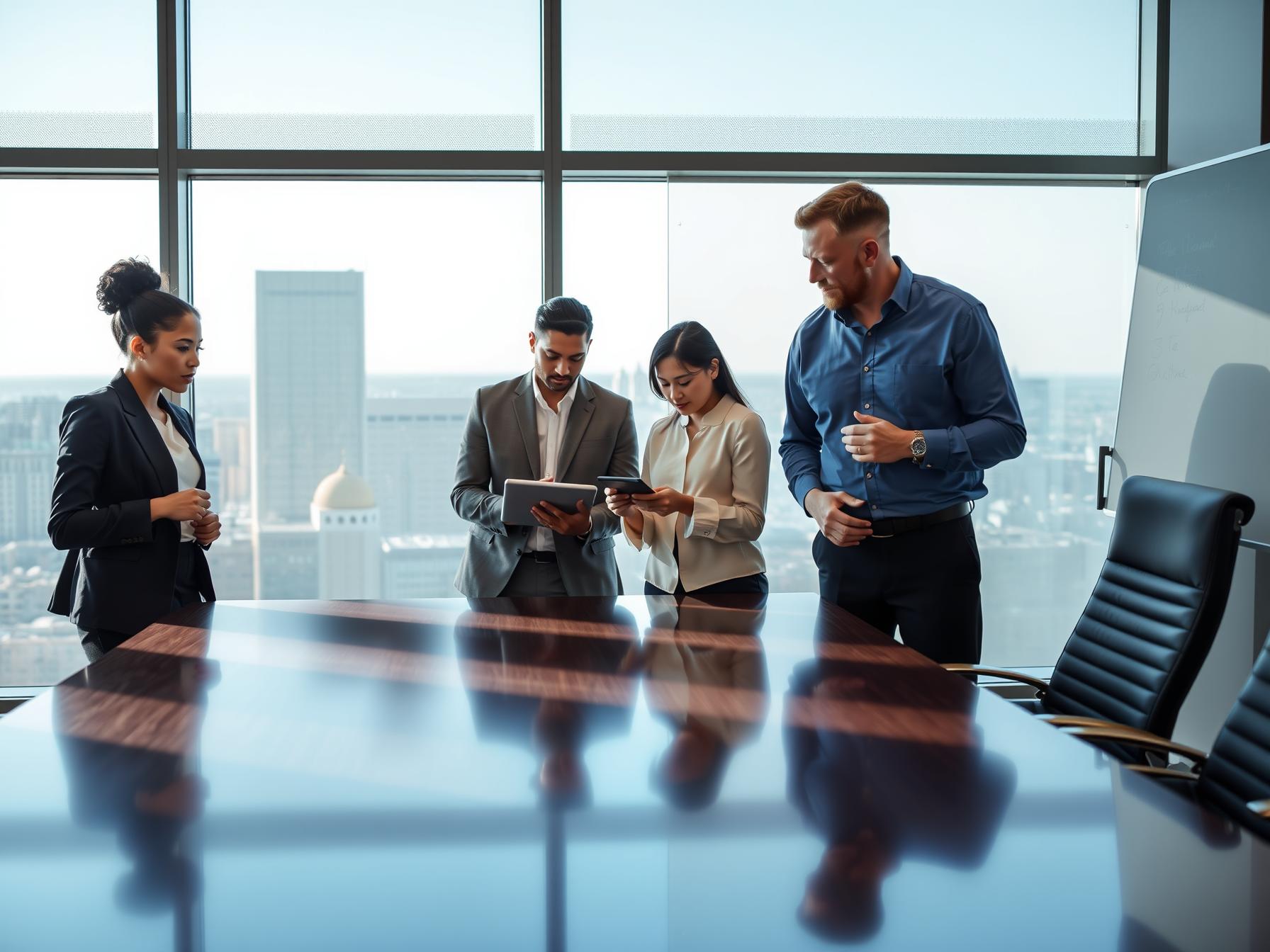 four-diverse-professionals-collaborating-on-proactive-change-and-stakeholder-management-in-a-high-rise-executive-boardroom